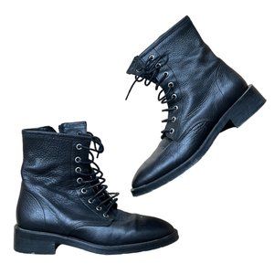 L'INTERVALLE Black Leather Boots